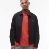 Lacoste Trucker Jacket In Black For Men