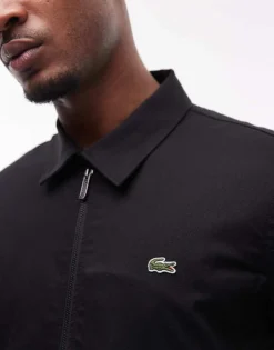 Lacoste Trucker Jacket In Black For Men -Clothes Fashion Store 207664934 3