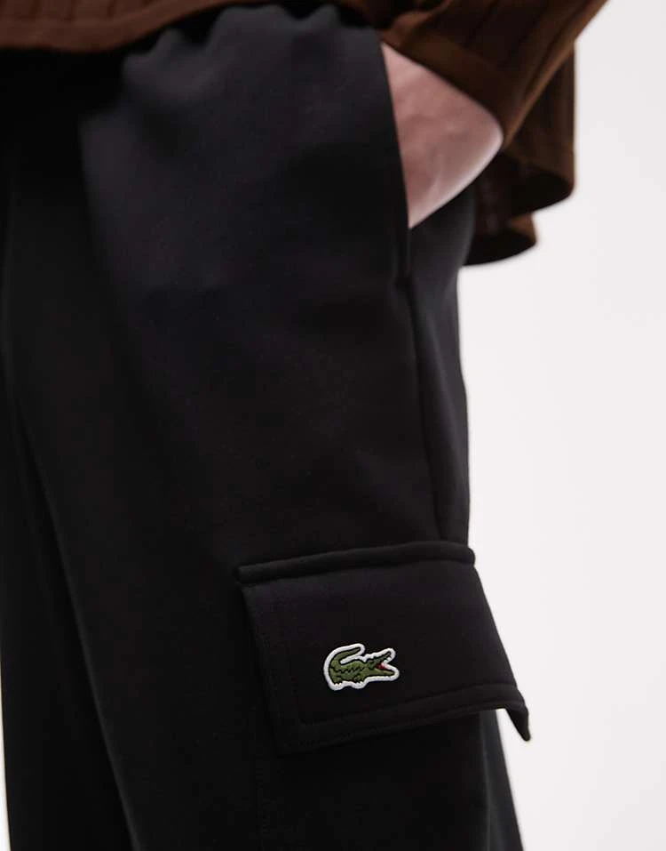 Lacoste Joggers In Black With Cargo Pockets For Men 2 Lacoste Joggers In Black With Cargo Pockets For Men - Image 2