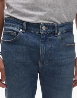 Lacoste Straight Leg Denim Jeans In Lightwash Blue For Men -Clothes Fashion Store 207665131 5