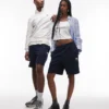 Lacoste Jersey Shorts In Navy For Unisex