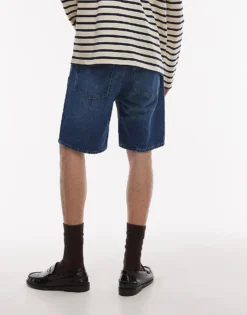 Lacoste Denim Shorts In Darkwash Blue For Men -Clothes Fashion Store 207665268 5