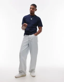 Lacoste Relaxed Fit T-shirt In Navy With Central Small Logo Print For Men -Clothes Fashion Store 207665304 3