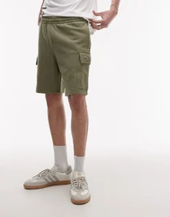 Lacoste Cargo Short In Khaki Green For Men -Clothes Fashion Store 207665342 5