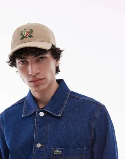 Lacoste Baseball Cap In Beige With Emblem Logo For Men -Clothes Fashion Store 207665763 3