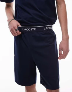 Lacoste Loungewear Shorts In Navy Blue For Men -Clothes Fashion Store 207665811 3