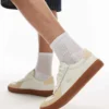Lacoste Baseshot Pro Trainers In Tonal Beige For Men