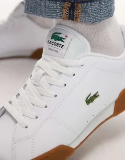 Lacoste Carnaby Cup Trainers In White With Gumsole For Men -Clothes Fashion Store 207665944 3