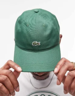 Lacoste Unisex Baseball Cap In Green For Men