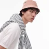 Lacoste Bucket Hat In Light Pink For Men