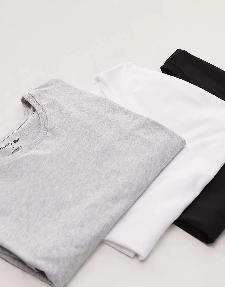 Lacoste 3 Pack T-shirt In Multi For Men 2 Lacoste 3 Pack T-shirt In Multi For Men - Image 2