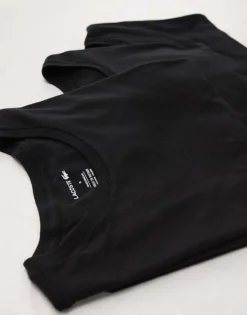 Lacoste 3 Pack T-shirt In Black For Men -Clothes Fashion Store 207869660 4